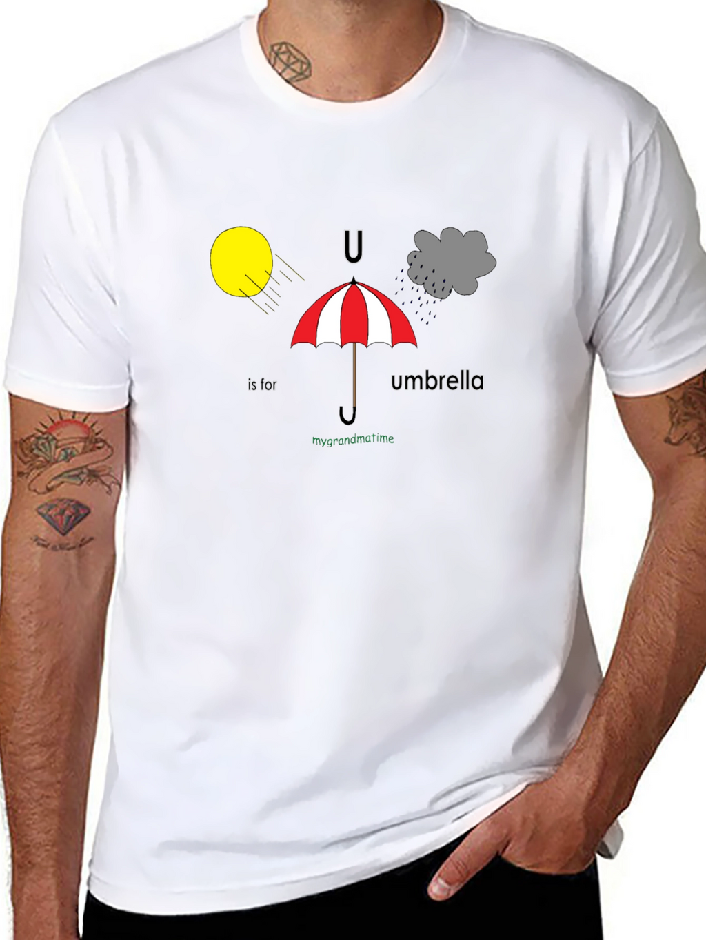 U is for Umbrella T-Shirt