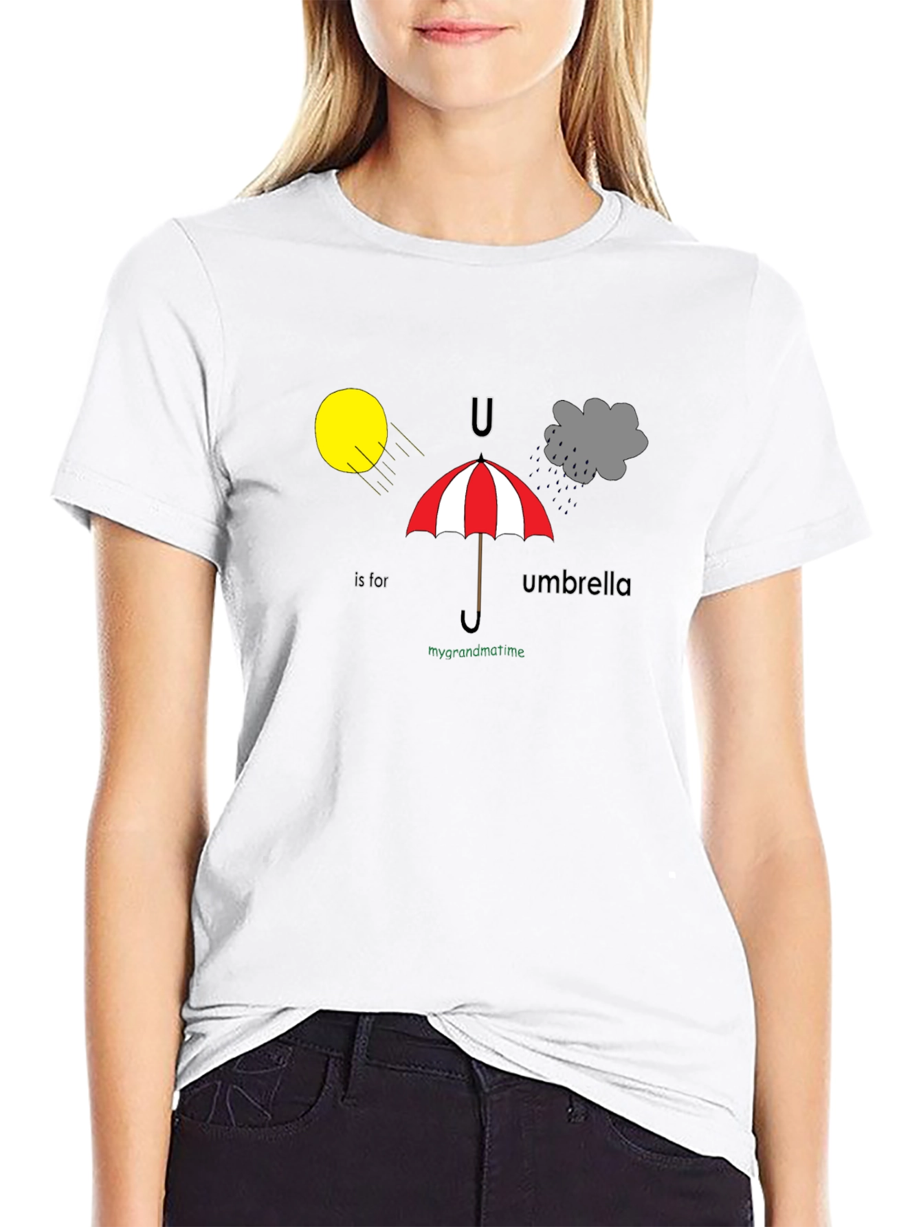 U is for Umbrella T-Shirt