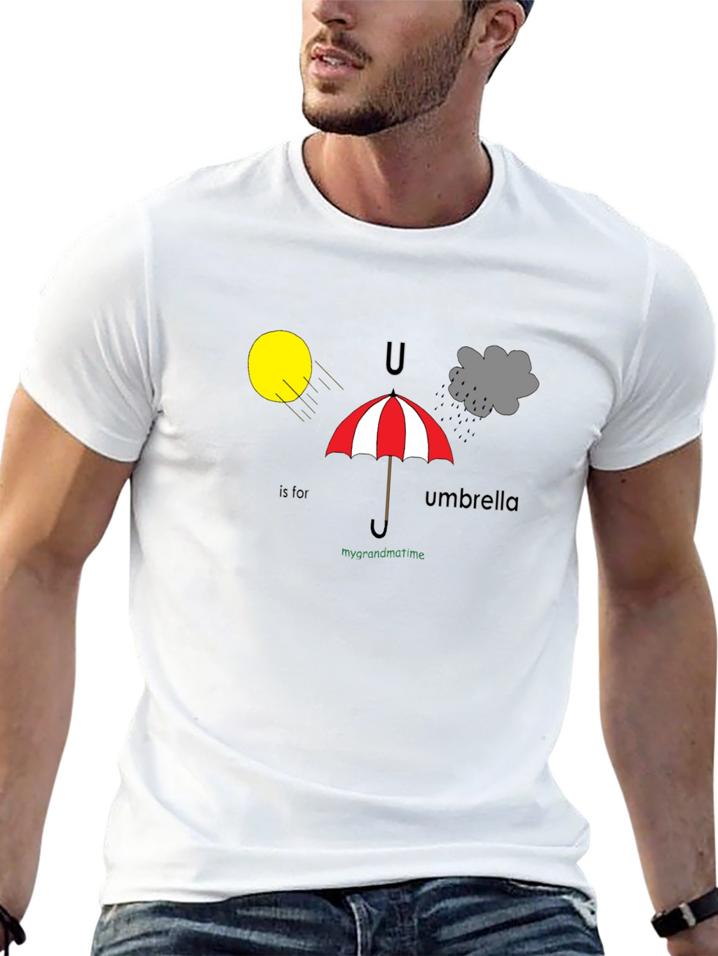 U is for Umbrella T-Shirt