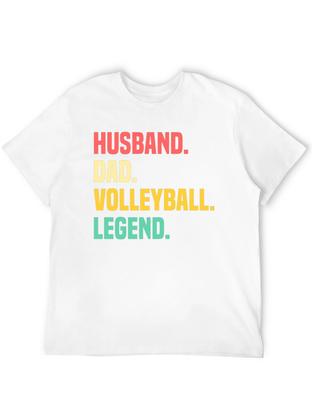 Husband Dad Volleyball Legend Graphic Tee