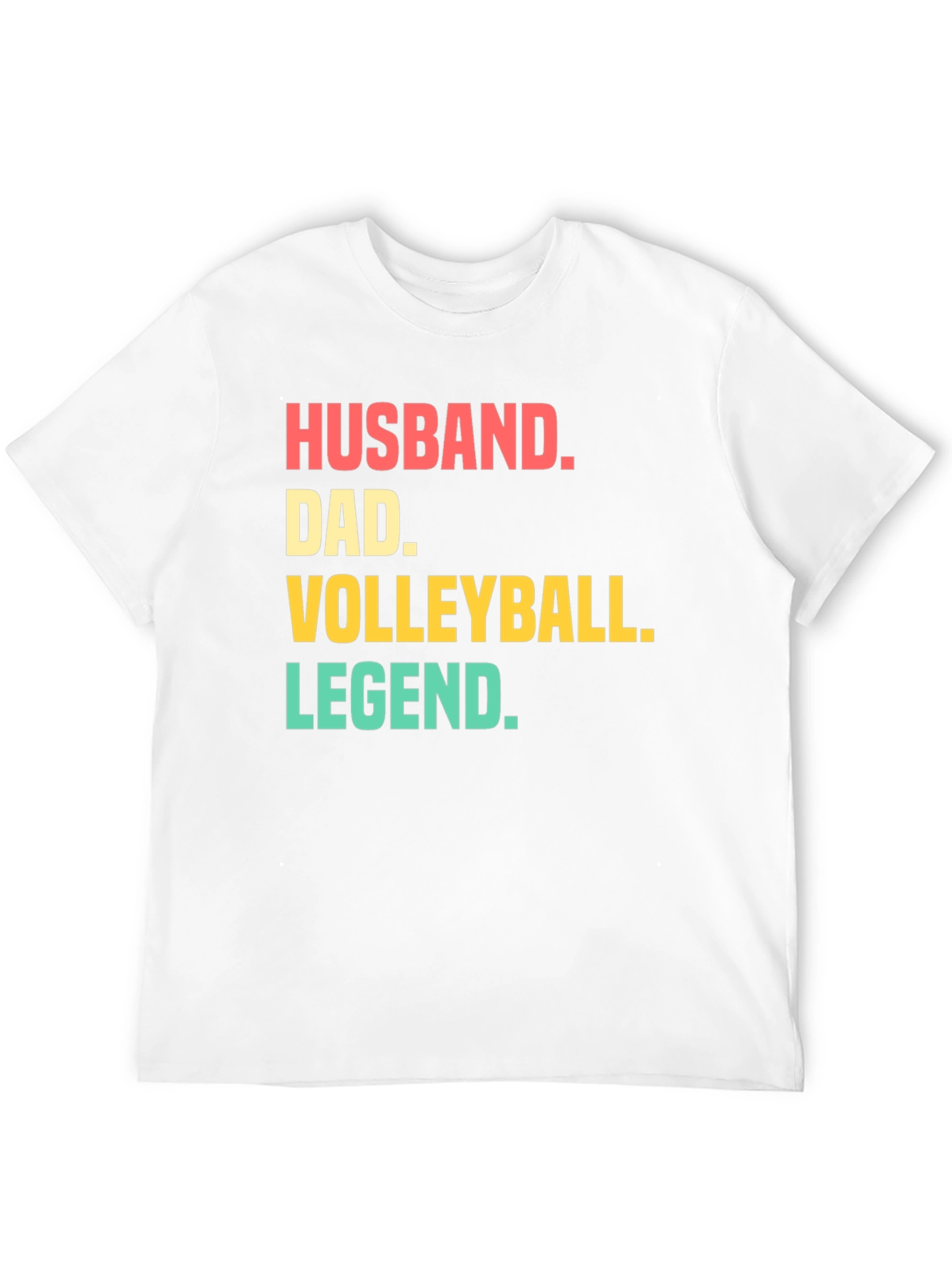 Husband Dad Volleyball Legend Graphic Tee