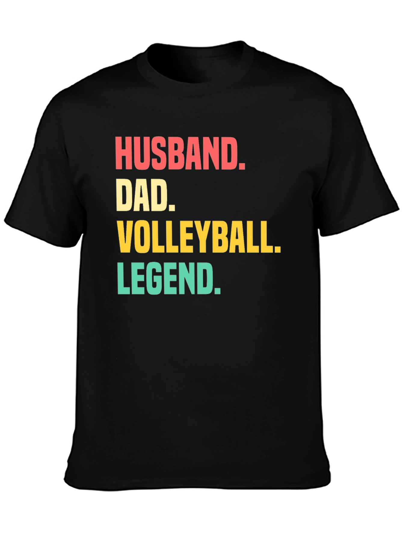 Husband Dad Volleyball Legend Graphic Tee