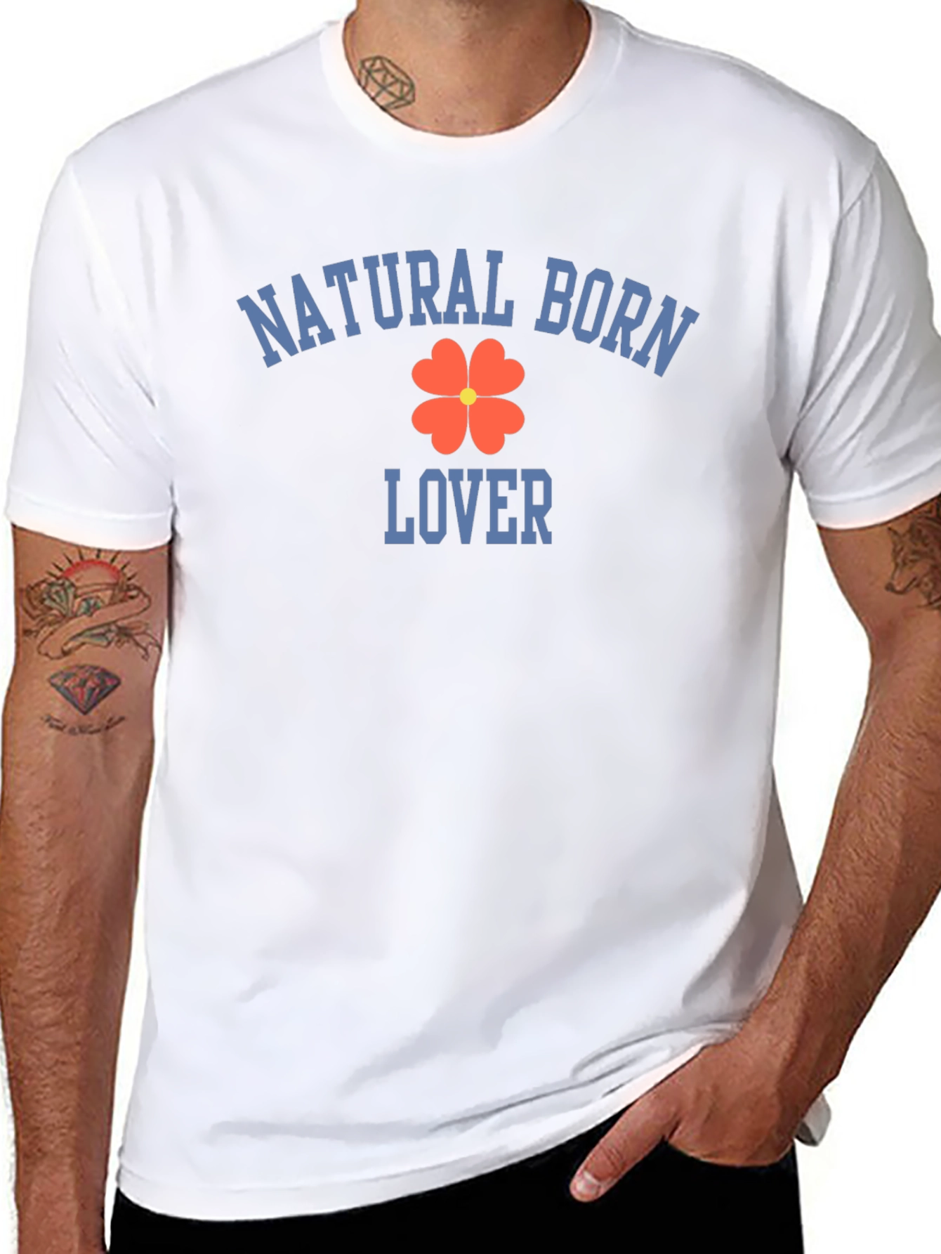 Natural Born Lover T-Shirt - Clover Graphic Tee