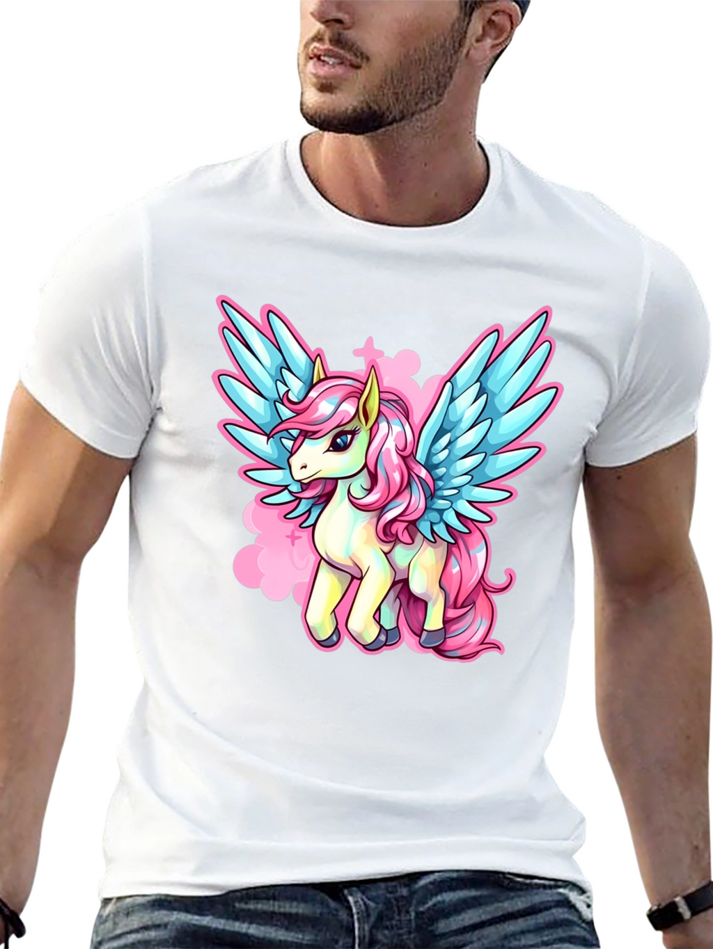 Unicorn Pegasus Graphic T-Shirt
