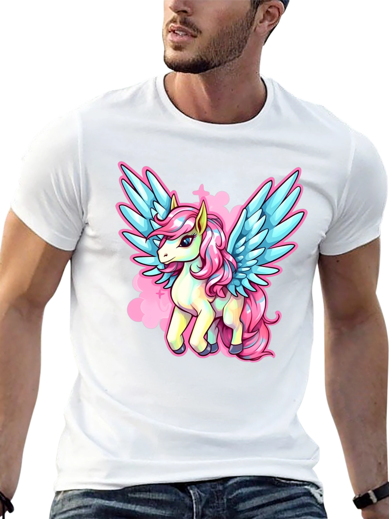 Unicorn Pegasus Graphic T-Shirt