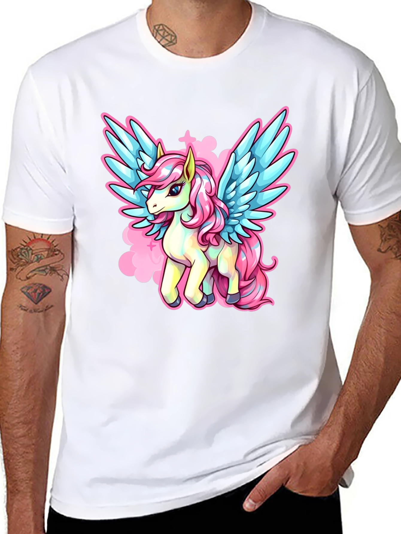 Unicorn Pegasus Graphic T-Shirt