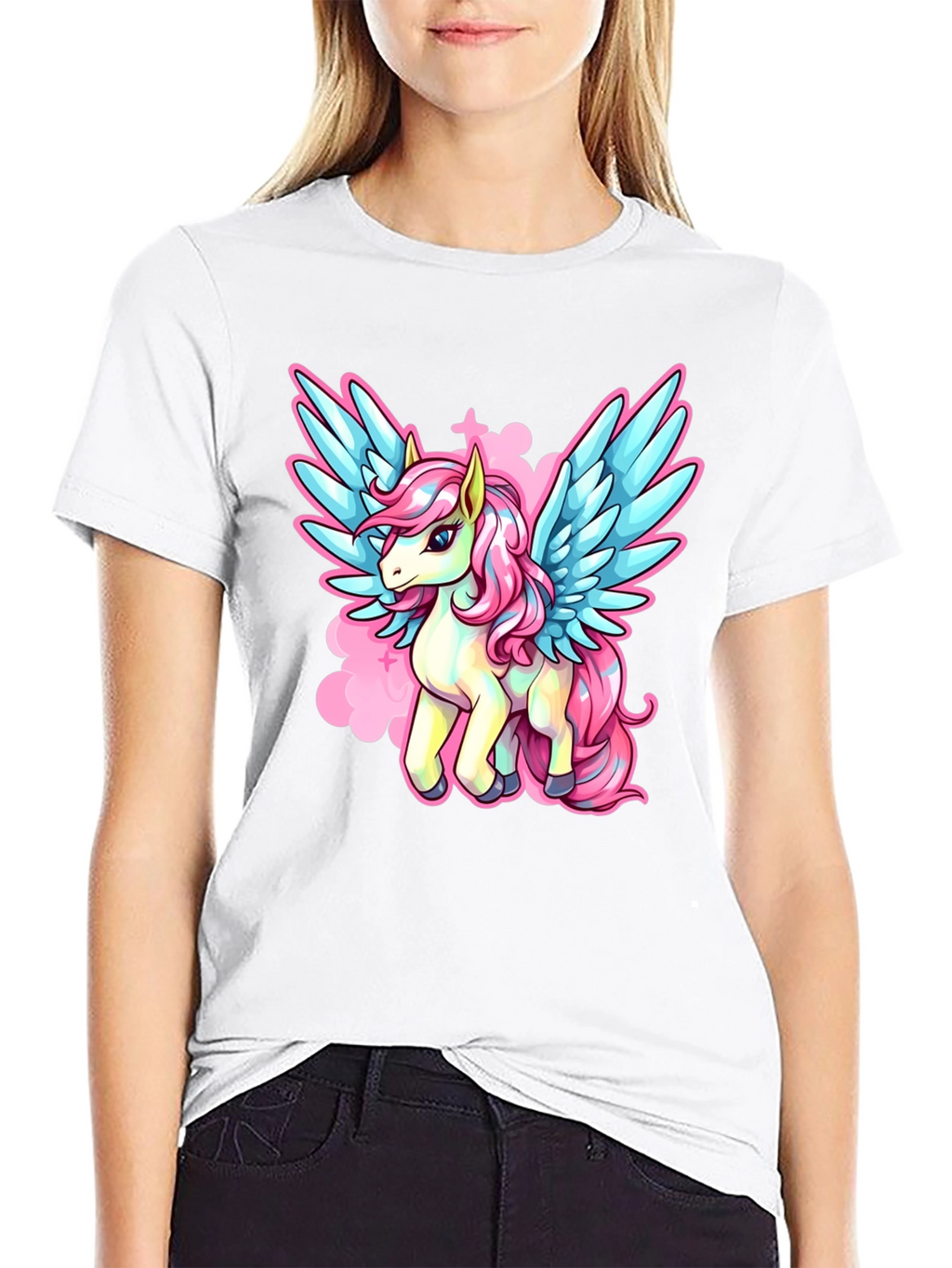 Unicorn Pegasus Graphic T-Shirt