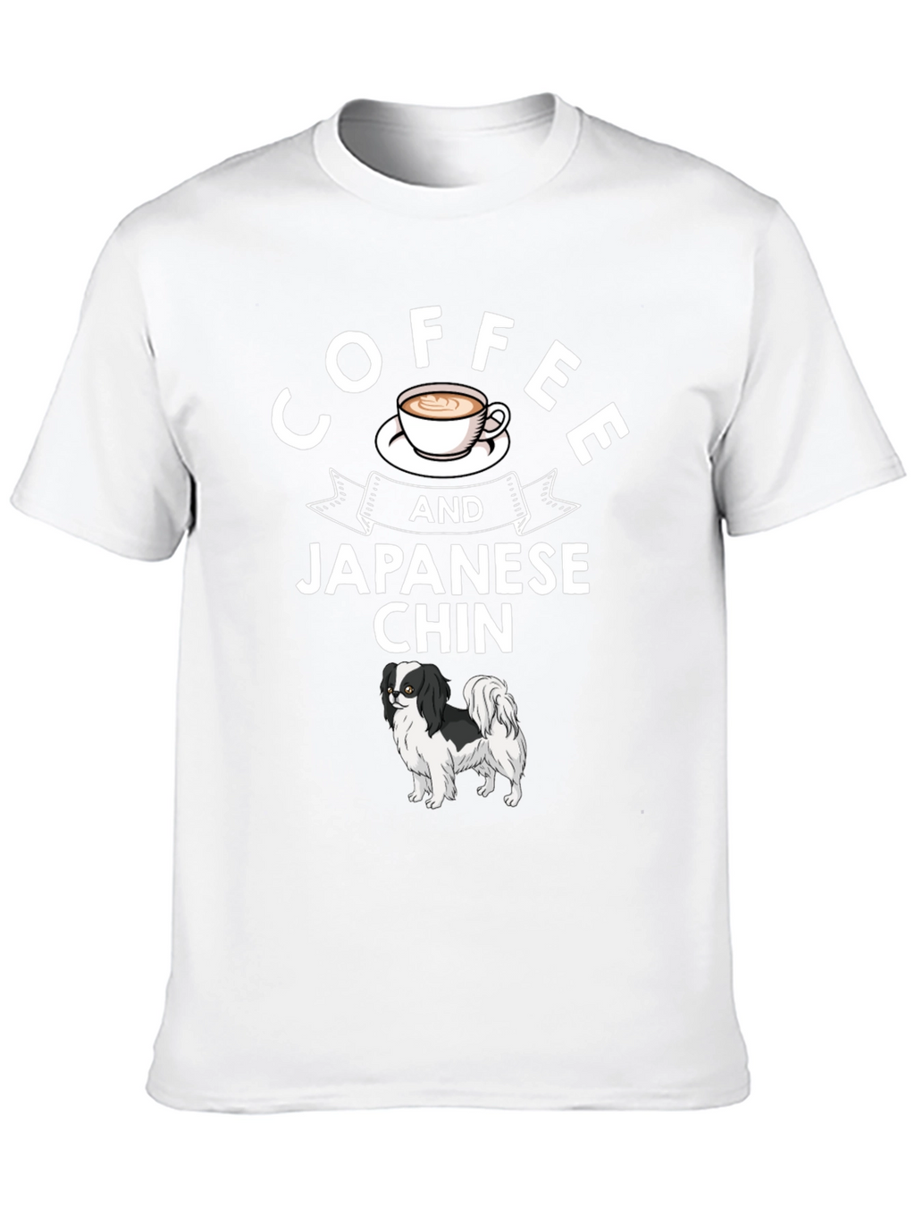 Coffee and Japanese Chin T-Shirt