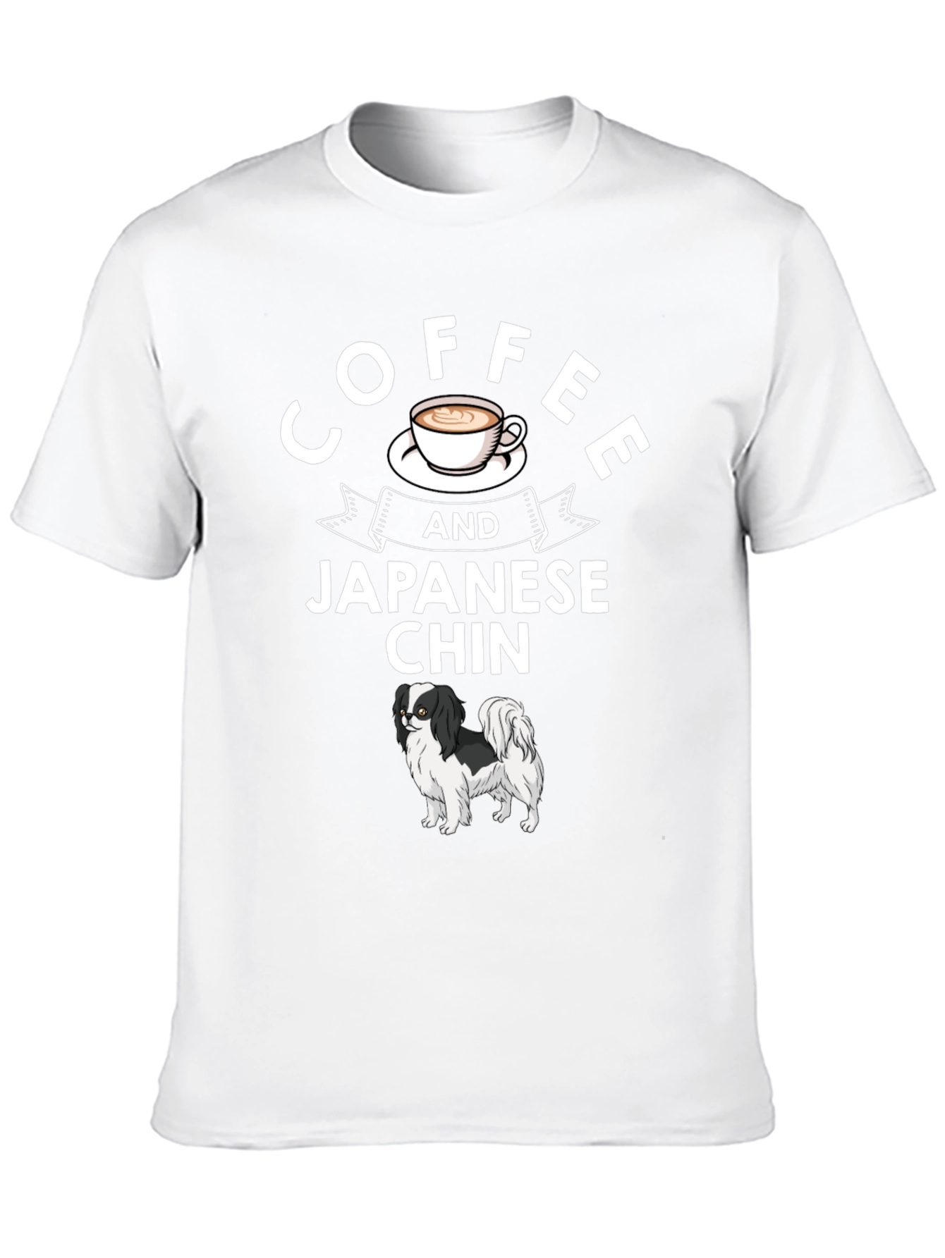 Coffee and Japanese Chin T-Shirt