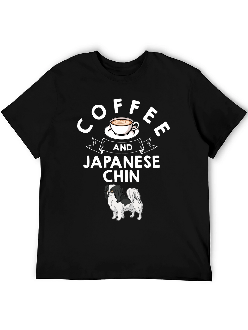 Coffee and Japanese Chin T-Shirt