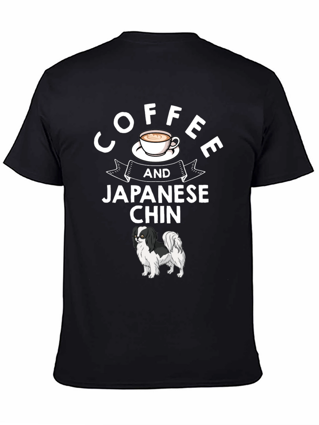 Coffee and Japanese Chin T-Shirt