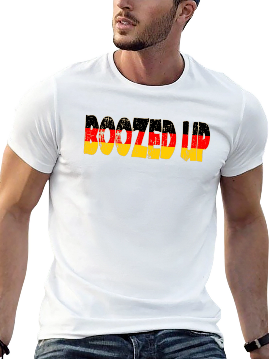 Boozed Up Germany Flag Graphic Tee