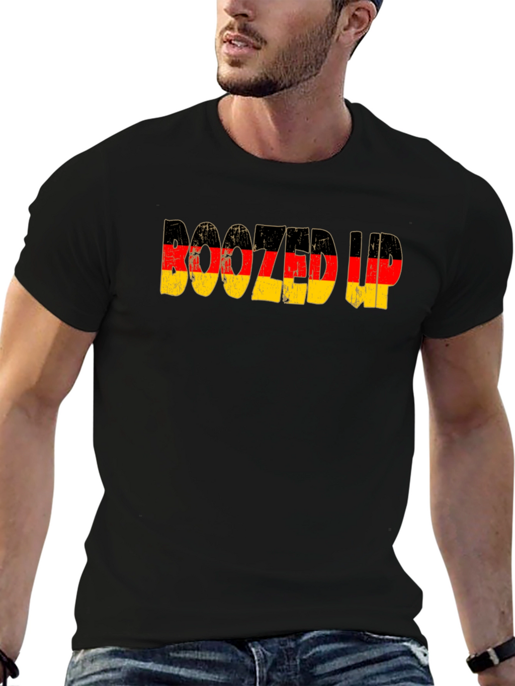 Boozed Up Germany Flag Graphic Tee