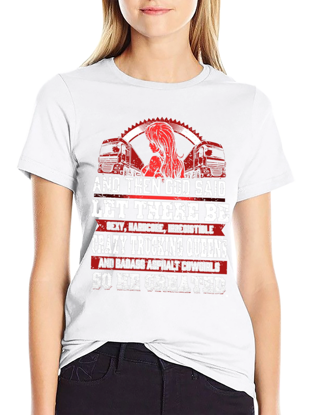 Crazy Trucking Queens T-Shirt