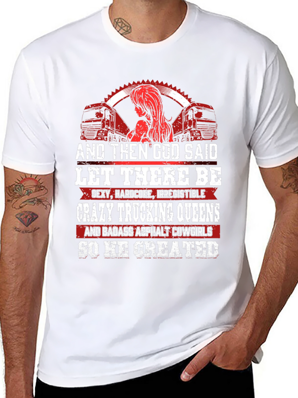 Crazy Trucking Queens T-Shirt