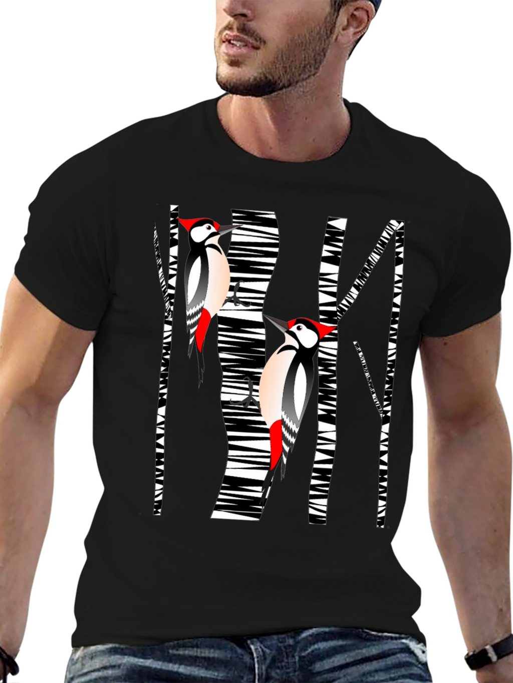 Woodpecker Graphic Tee