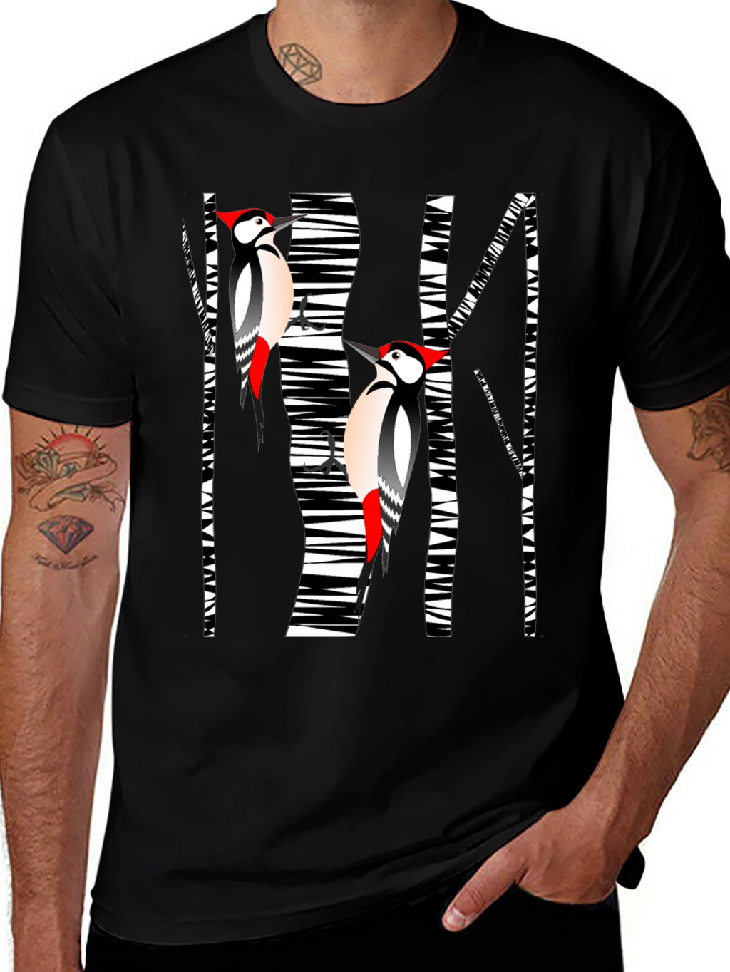 Woodpecker Graphic Tee
