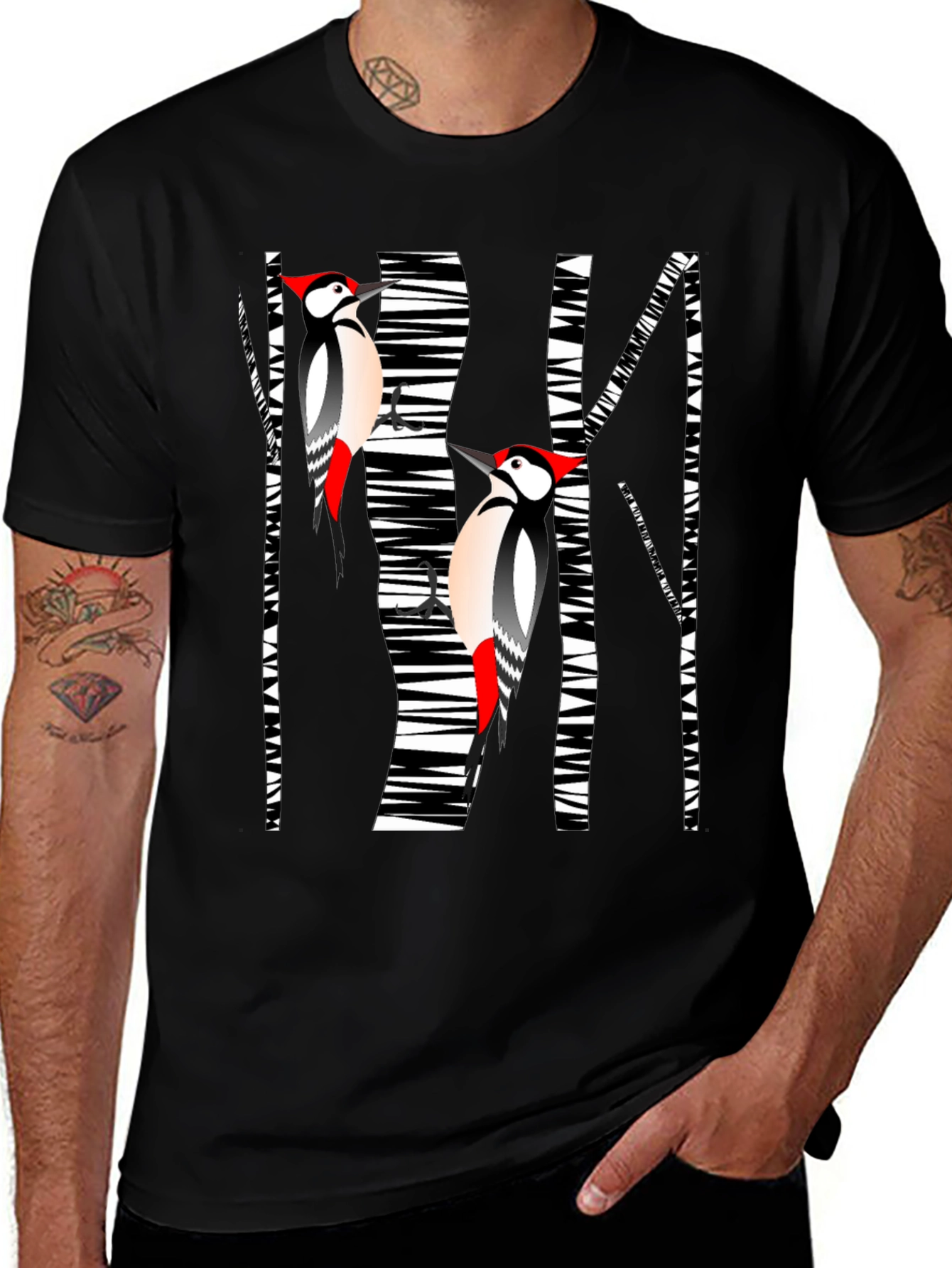 Woodpecker Graphic Tee