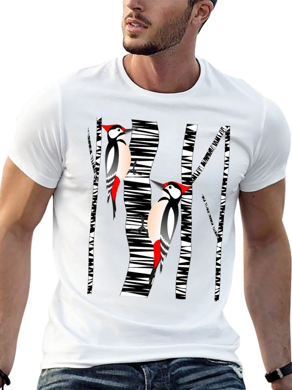 Woodpecker Graphic Tee
