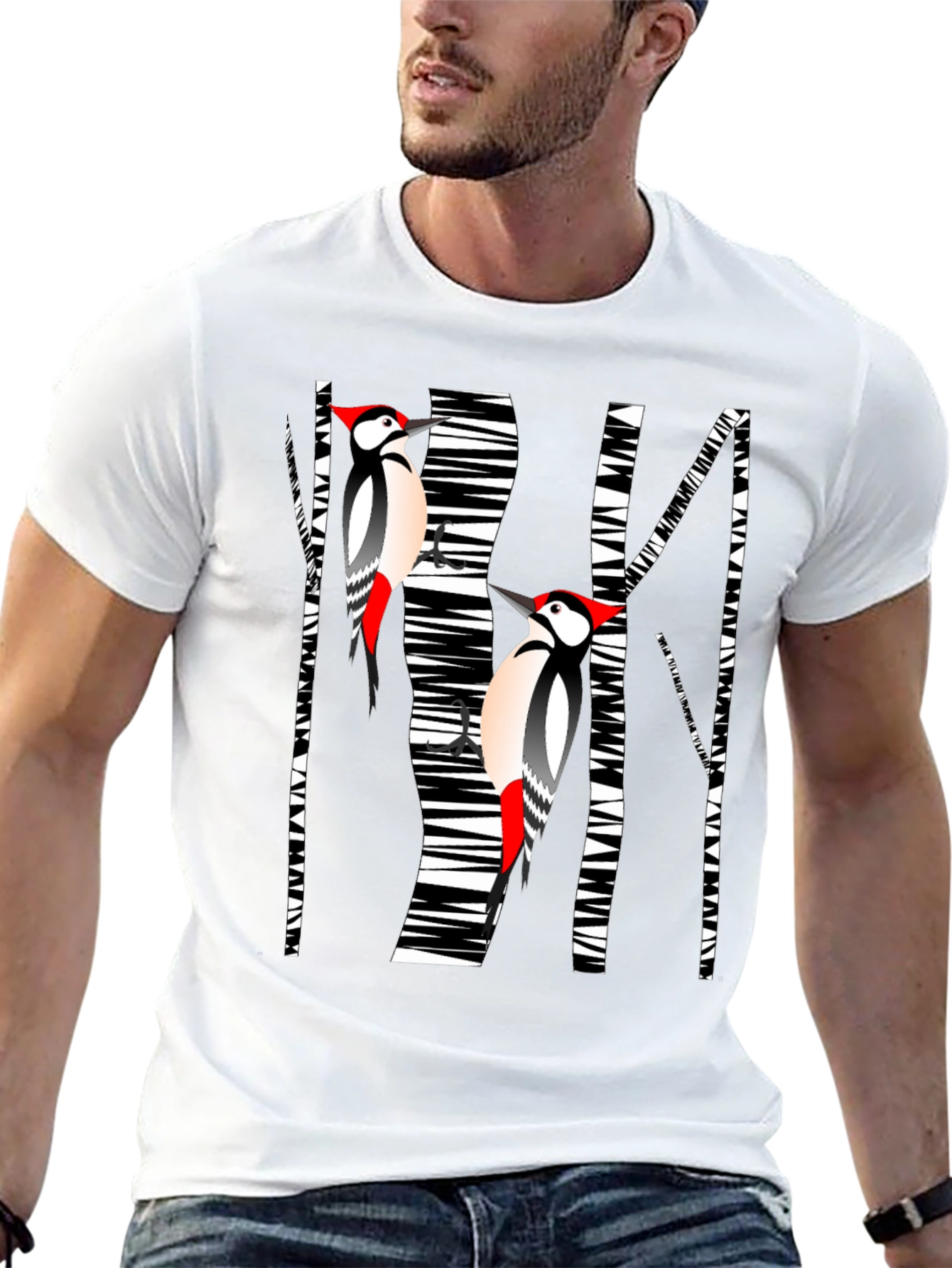 Woodpecker Graphic Tee
