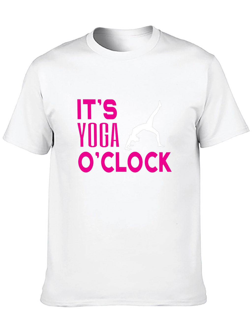 Its Yoga OClock Black T-Shirt