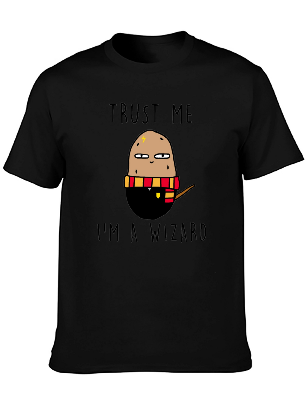 Trust Me Im A Wizard Potato Graphic T-Shirt