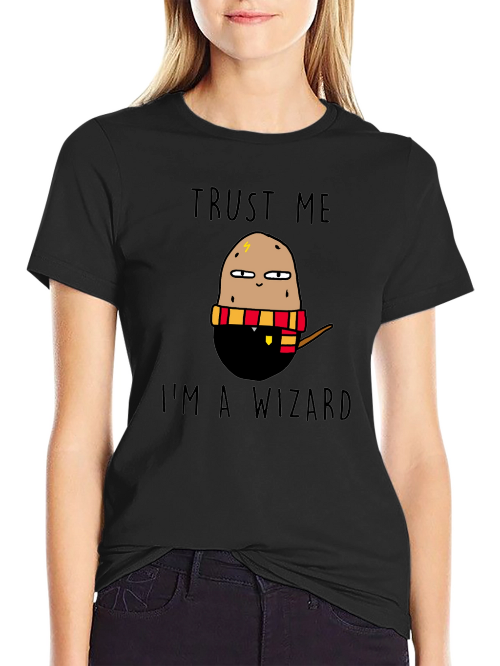 Trust Me Im A Wizard Potato Graphic T-Shirt