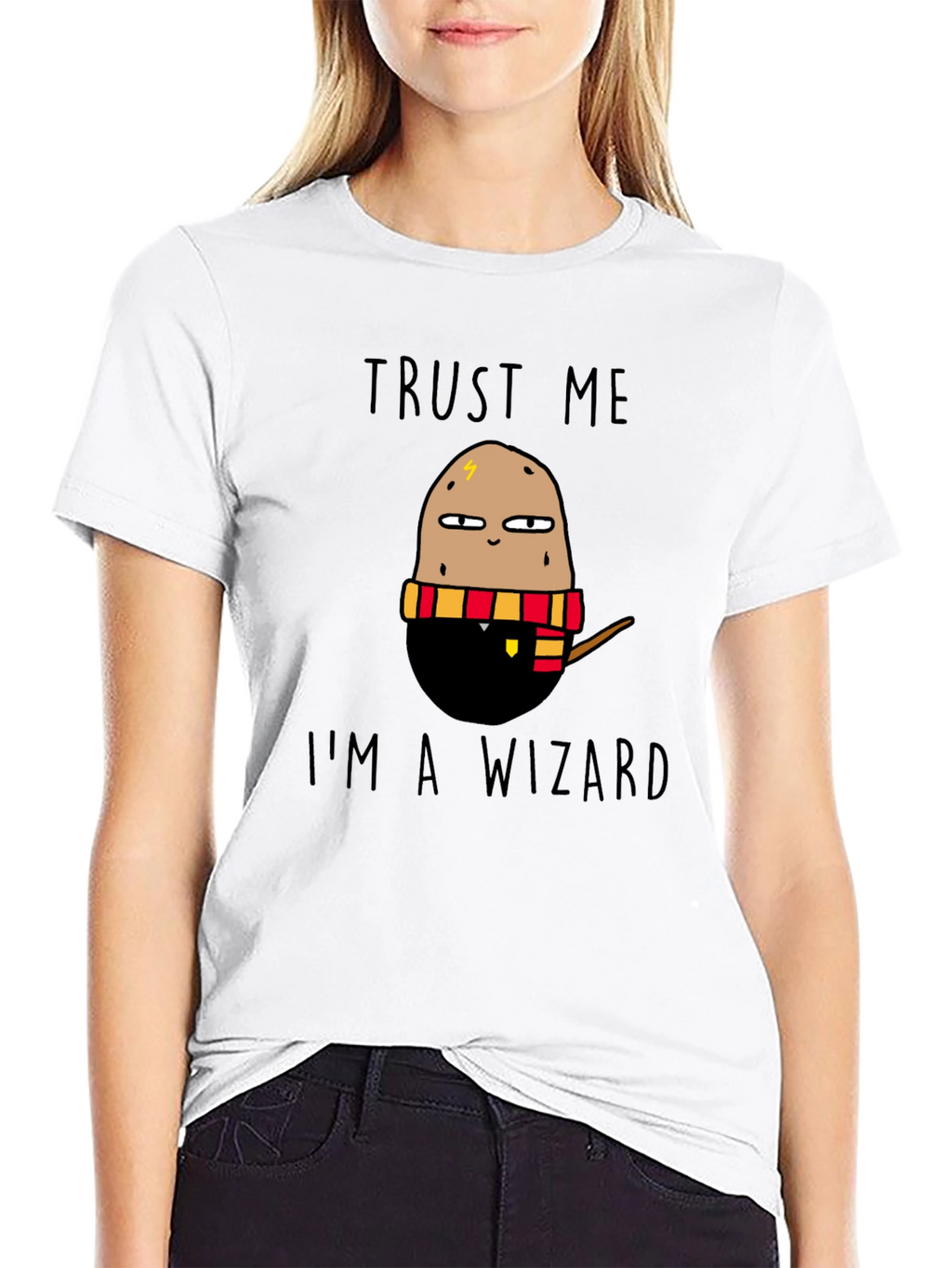 Trust Me Im A Wizard Potato Graphic T-Shirt