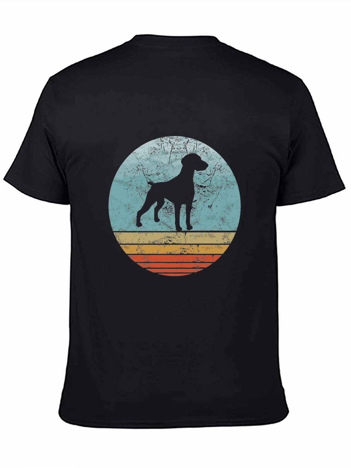 Vintage Dog Silhouette Graphic Tee