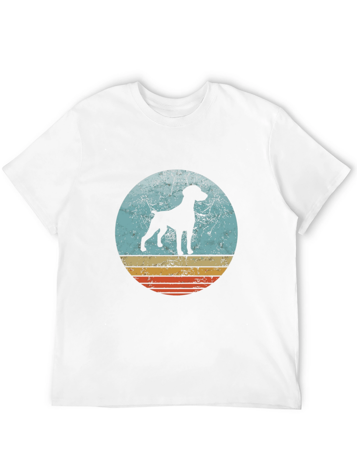 Vintage Dog Silhouette Graphic Tee