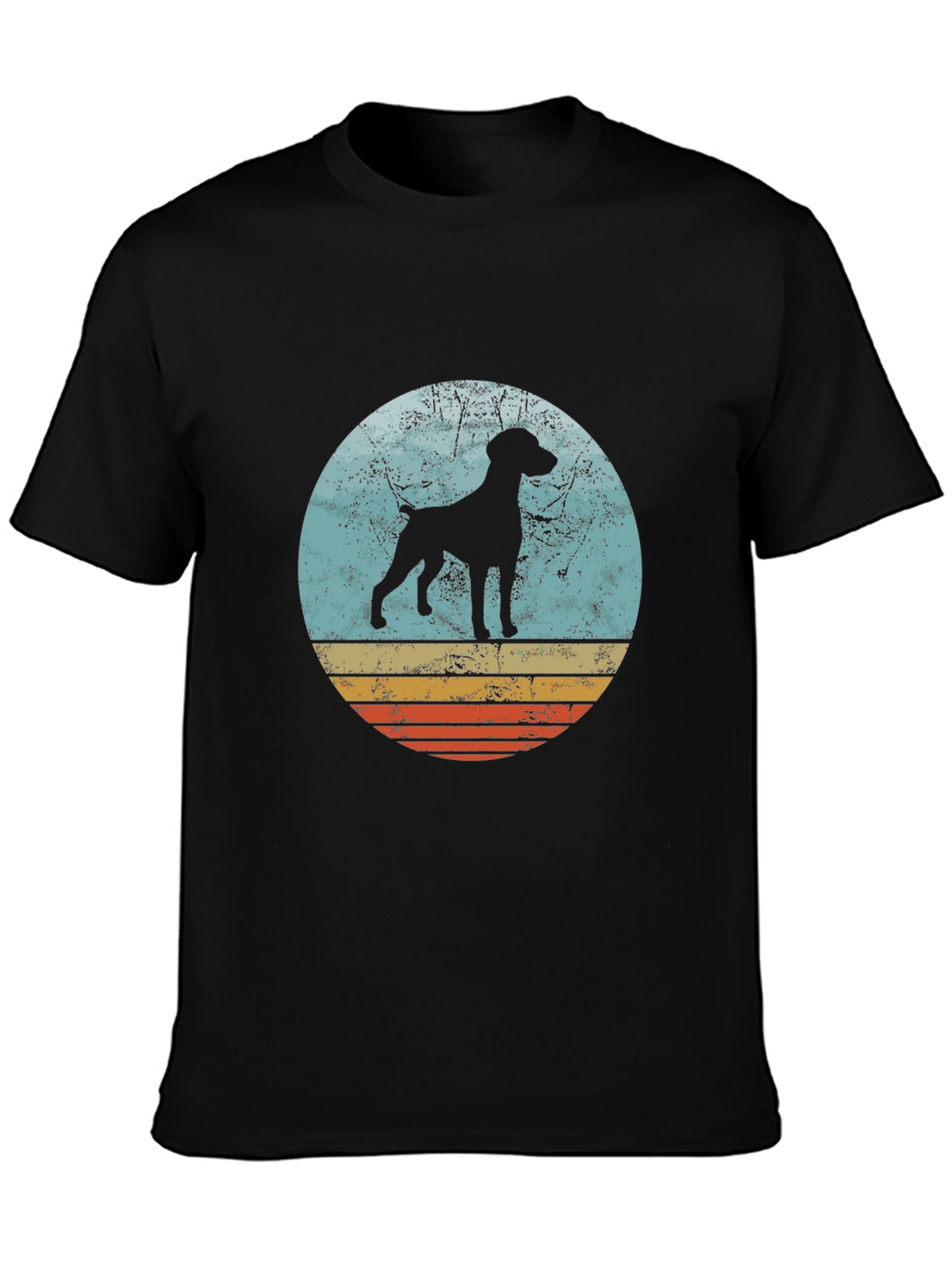 Vintage Dog Silhouette Graphic Tee