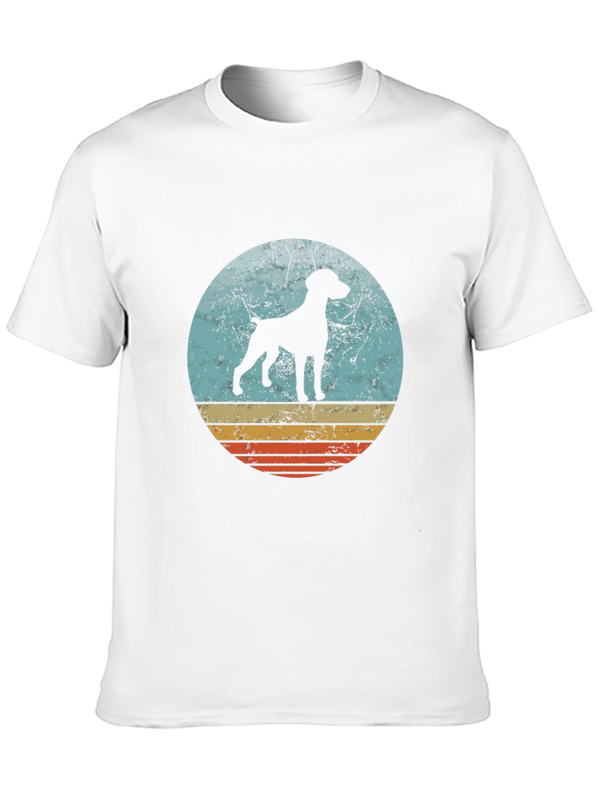 Vintage Dog Silhouette Graphic Tee