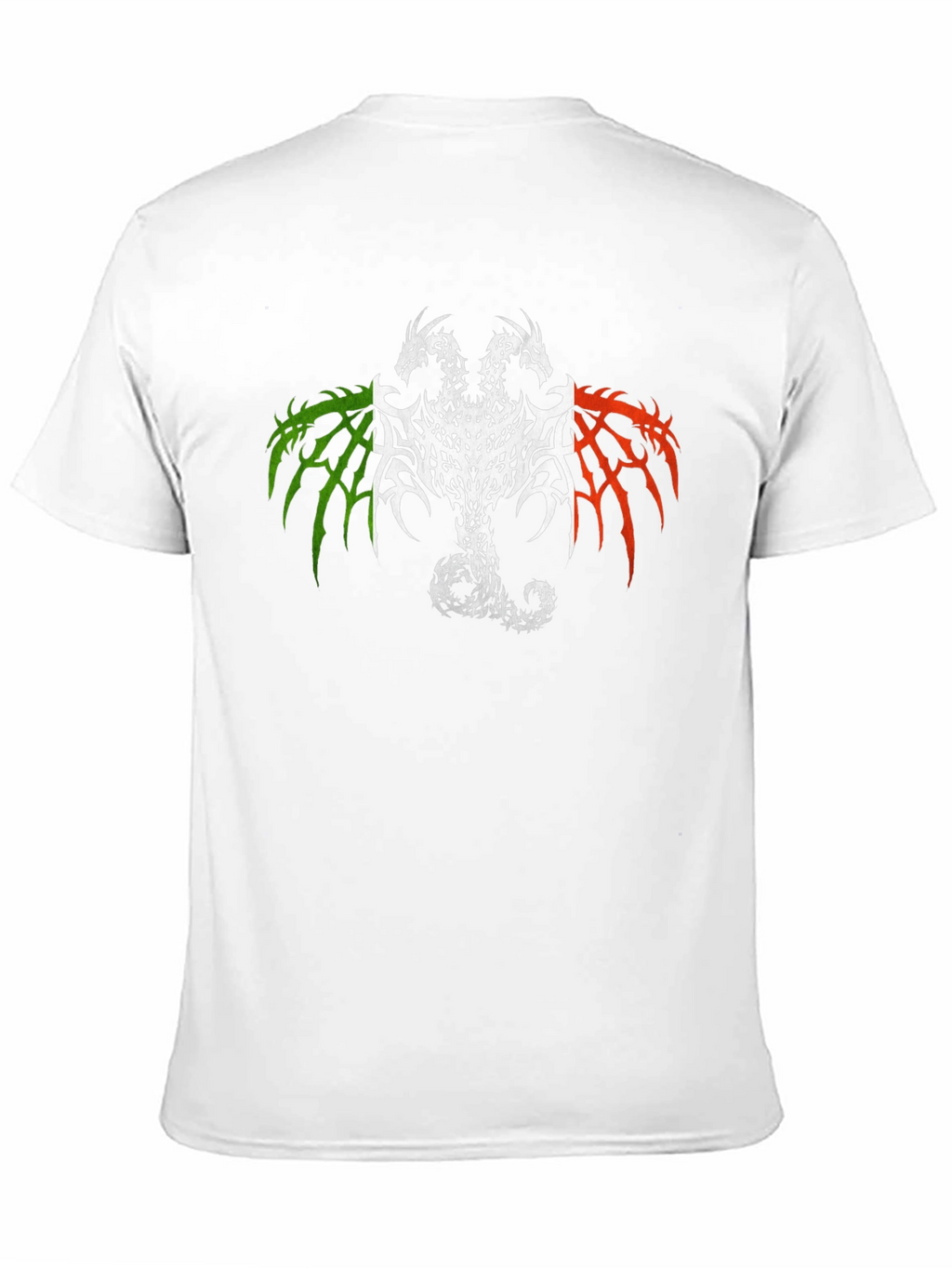 Two Headed Dragon Graphic Tee - Black