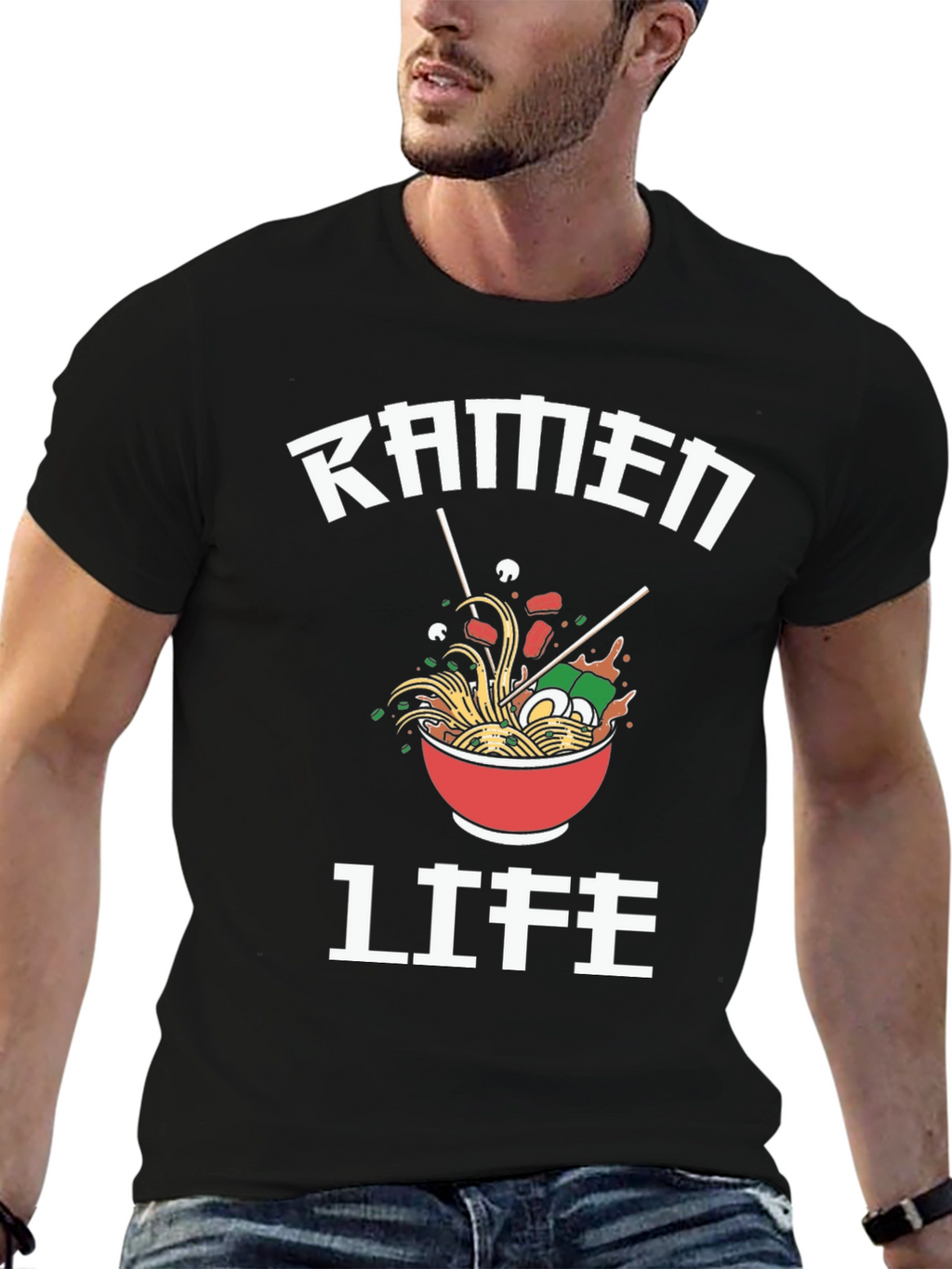 Ramen Life T-Shirt - Unisex Crew Neck Graphic Tee