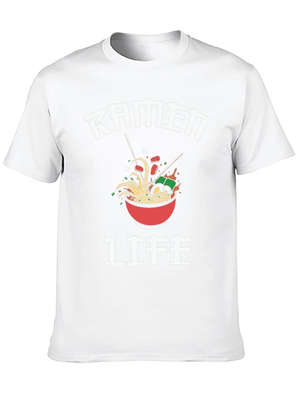 Ramen Life T-Shirt - Unisex Crew Neck Graphic Tee