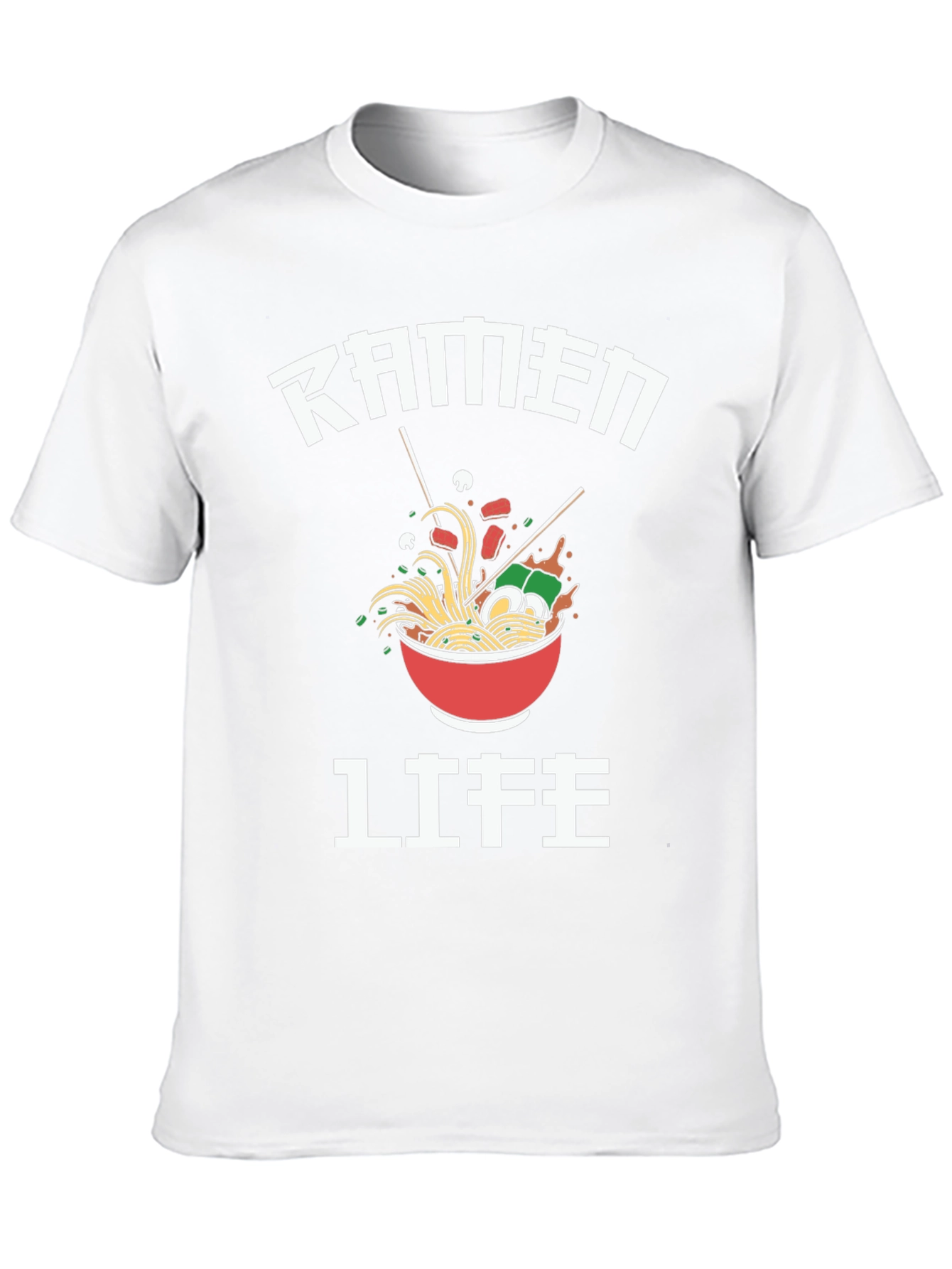 Ramen Life T-Shirt - Unisex Crew Neck Graphic Tee