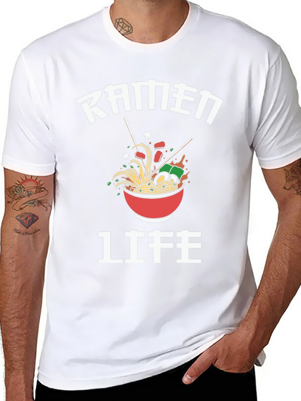 Ramen Life T-Shirt - Unisex Crew Neck Graphic Tee