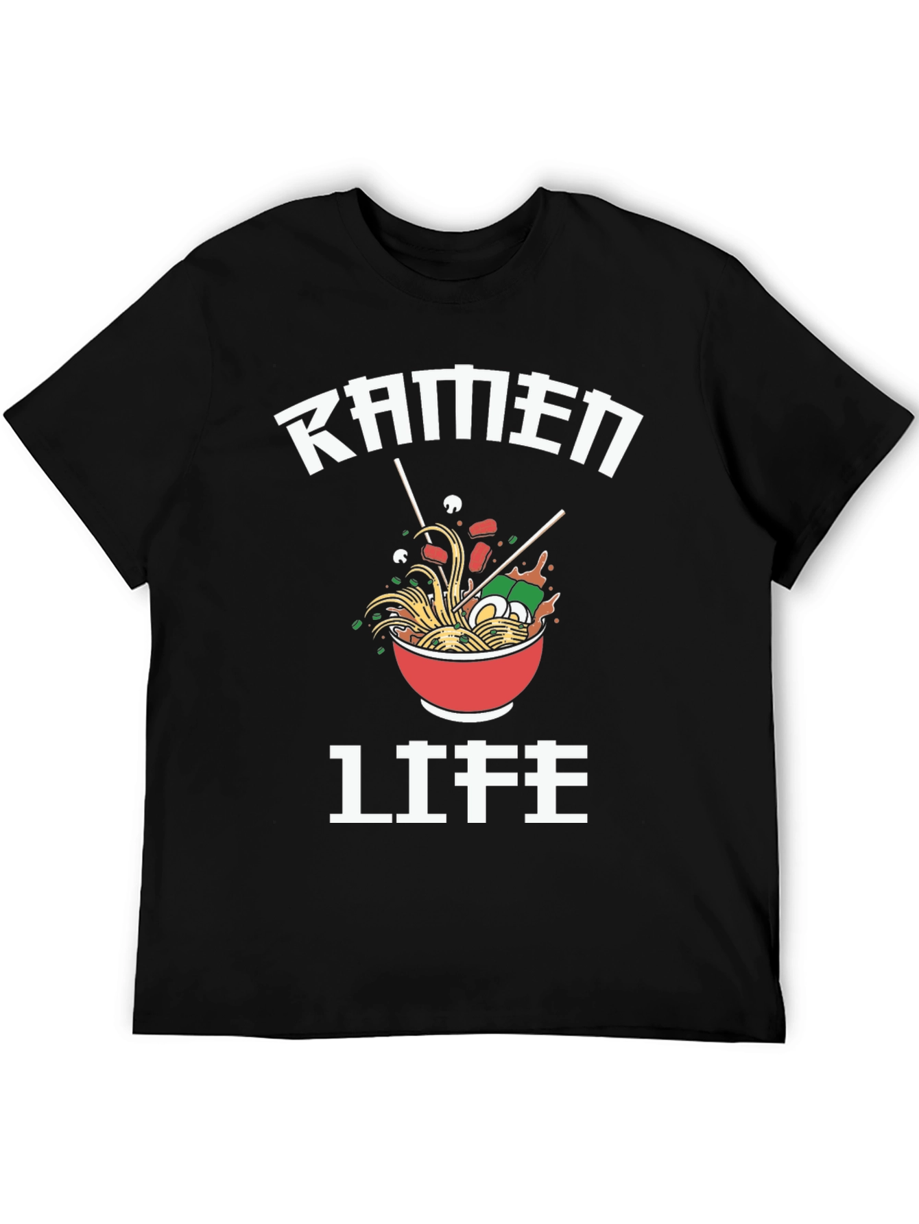 Ramen Life T-Shirt - Unisex Crew Neck Graphic Tee