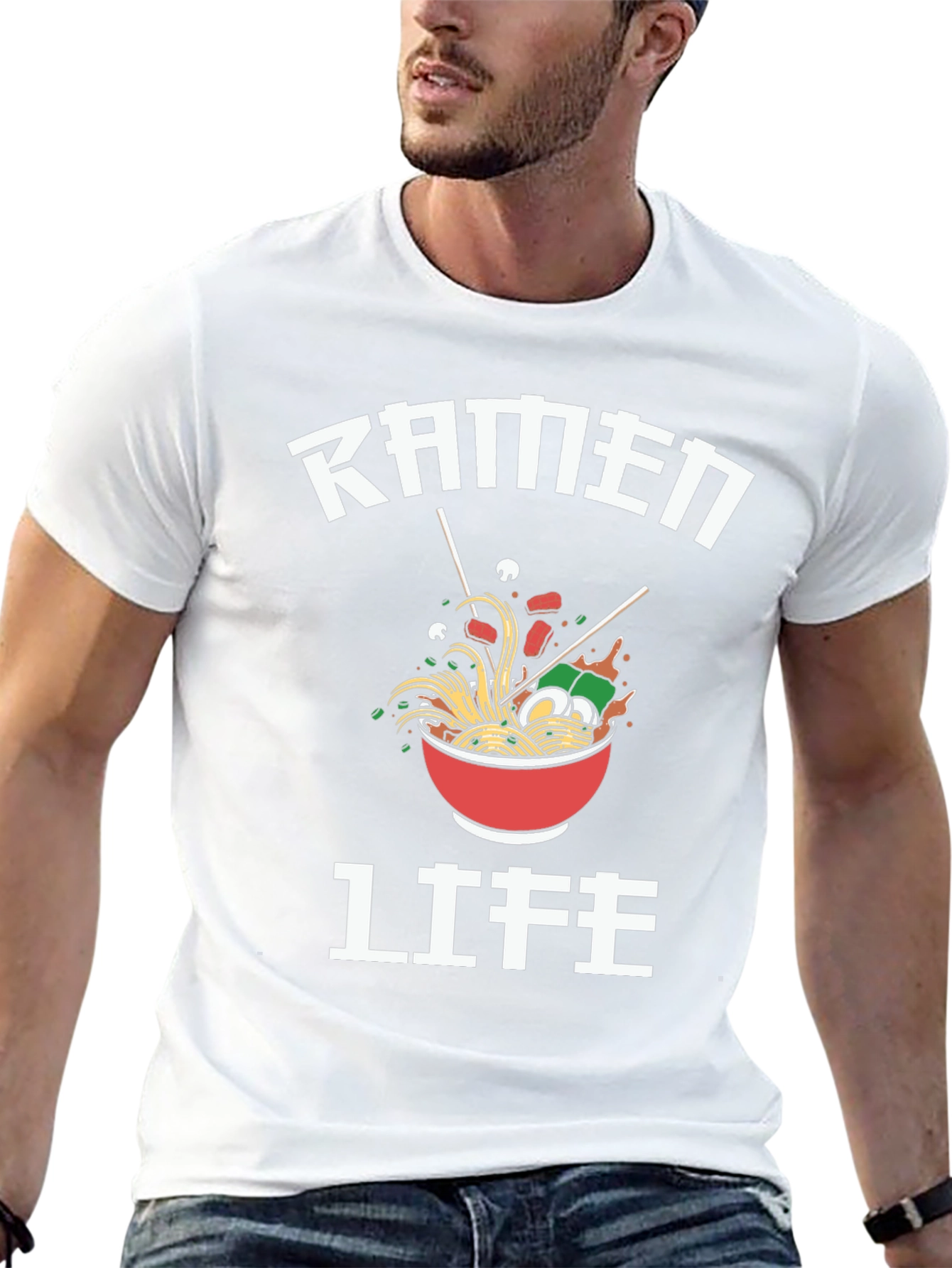 Ramen Life T-Shirt - Unisex Crew Neck Graphic Tee