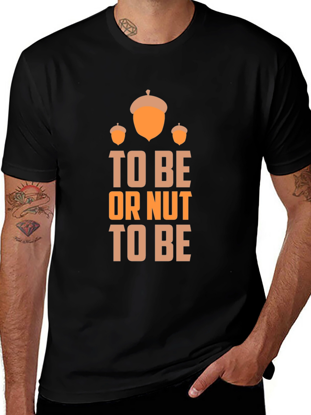 To Be or Nut To Be Graphic T-Shirt