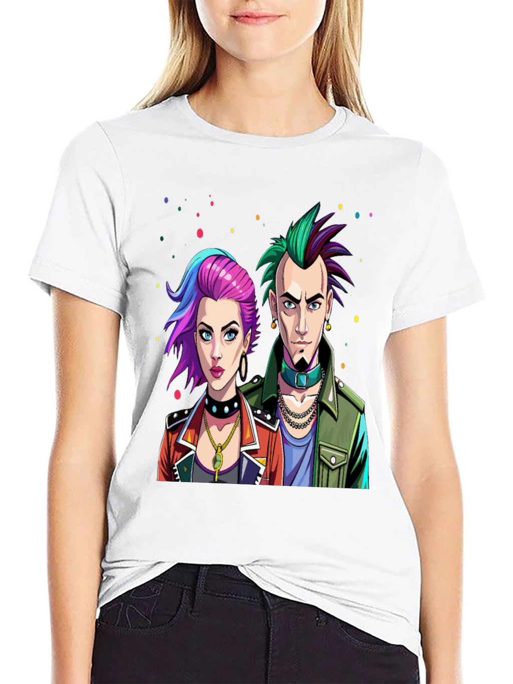 Punk Rock Style Graphic Tee