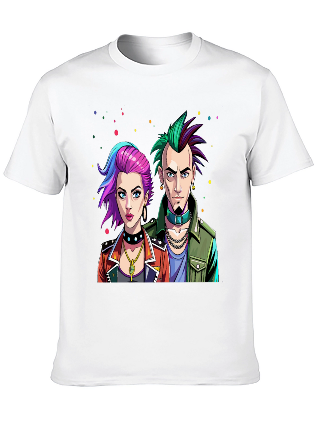 Punk Rock Style Graphic Tee
