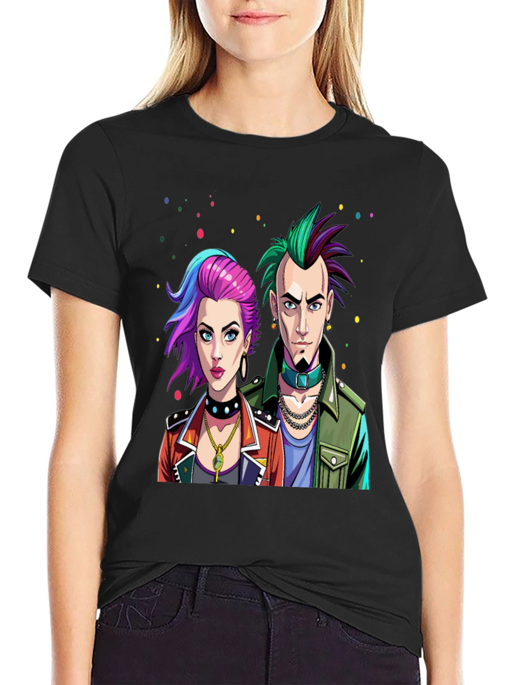 Punk Rock Style Graphic Tee
