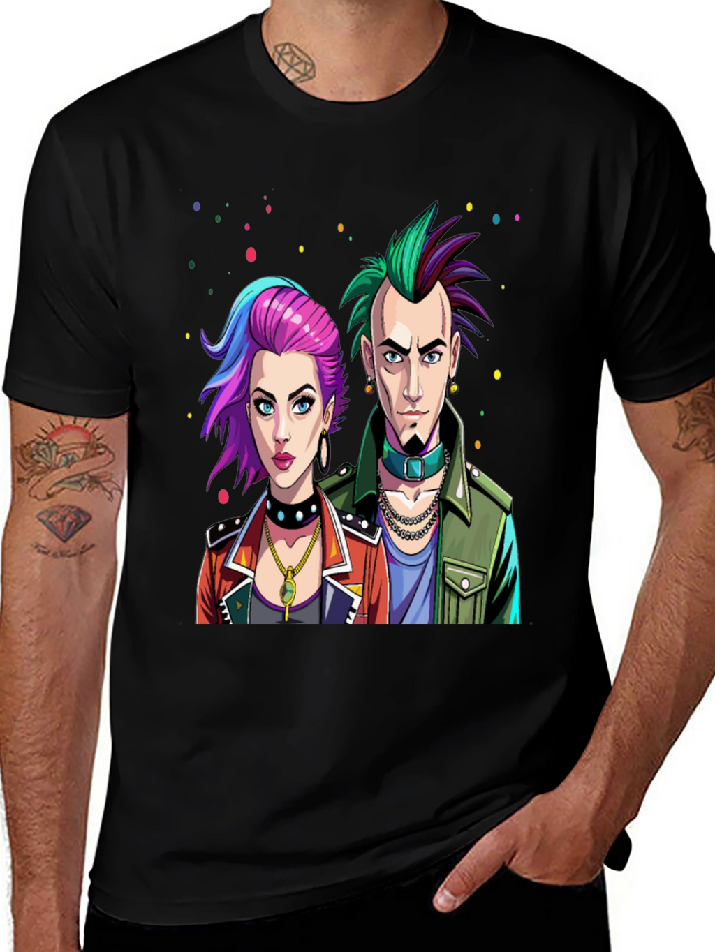 Punk Rock Style Graphic Tee