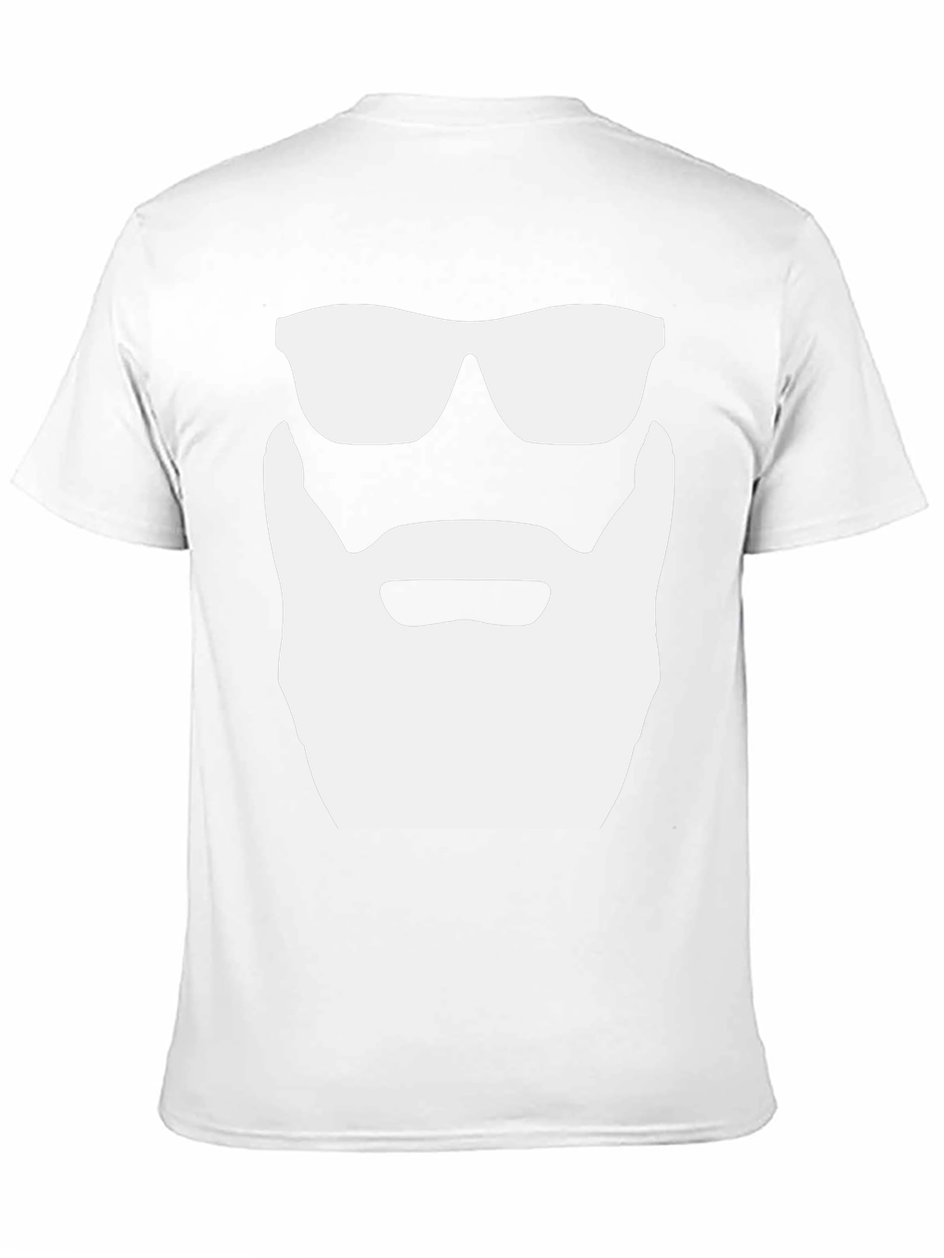 Cool Beard & Shades Graphic Tee - Classic Black T-Shirt