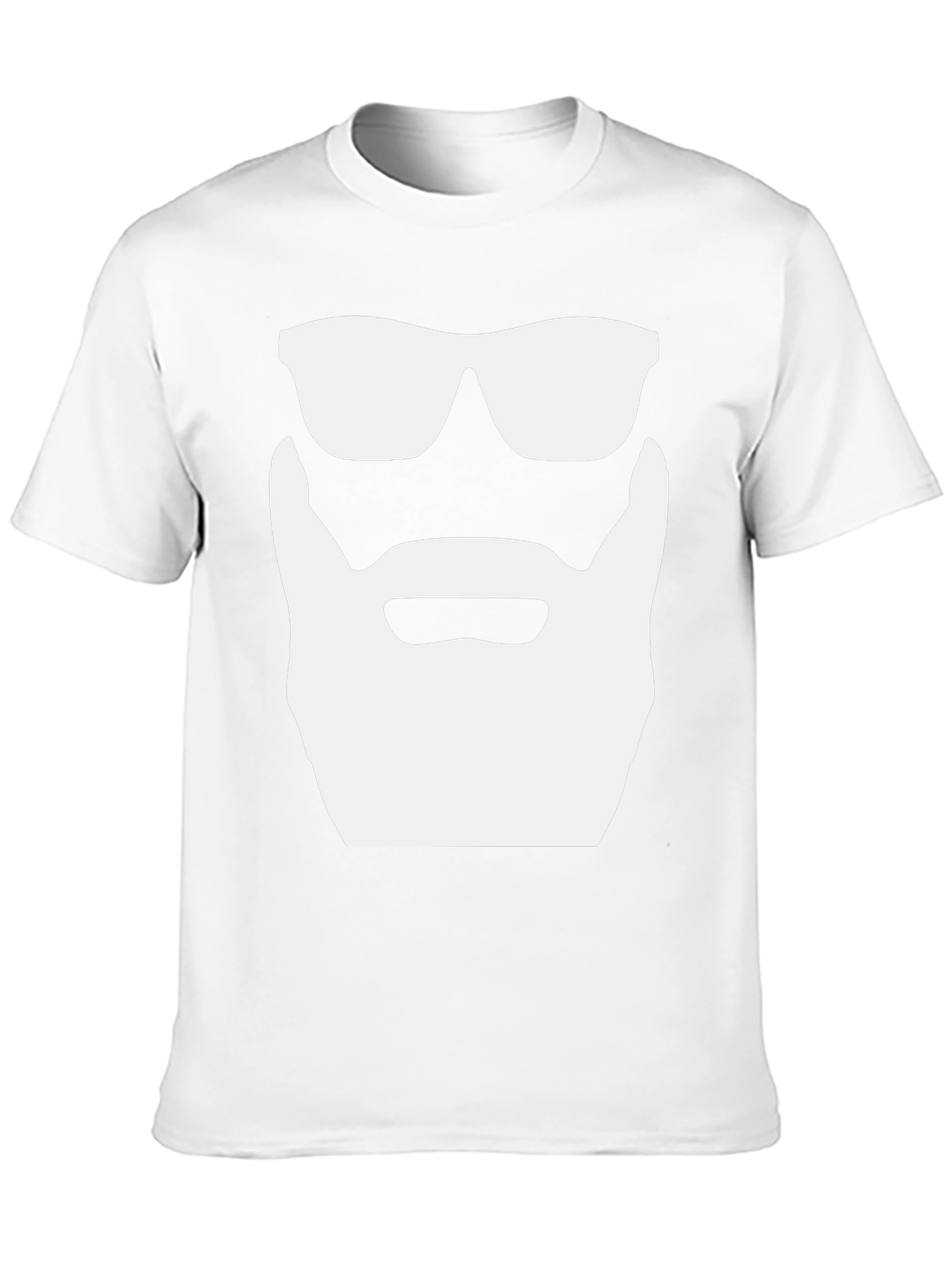 Cool Beard & Shades Graphic Tee - Classic Black T-Shirt