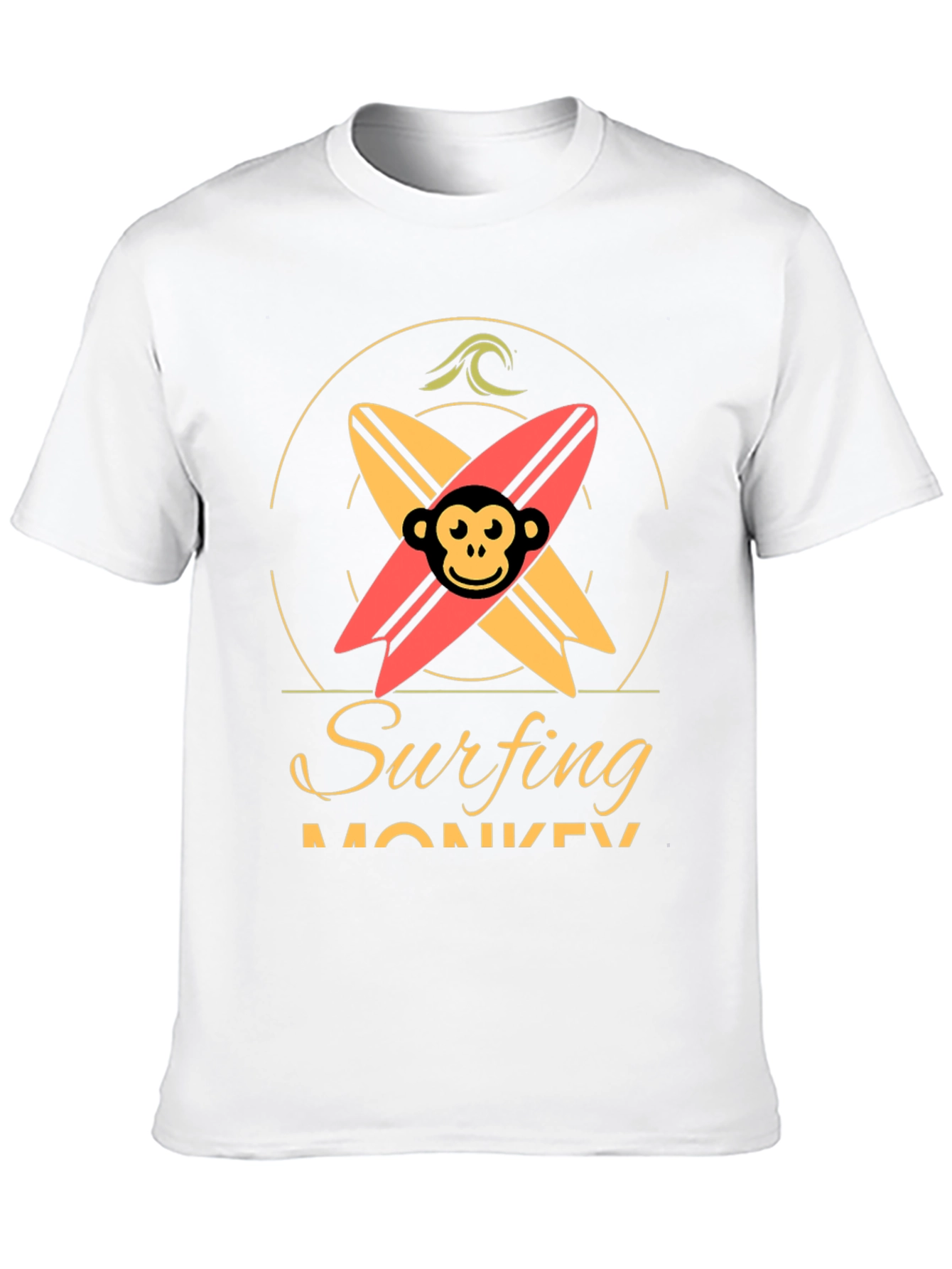 Surfing Monkey Graphic Tee