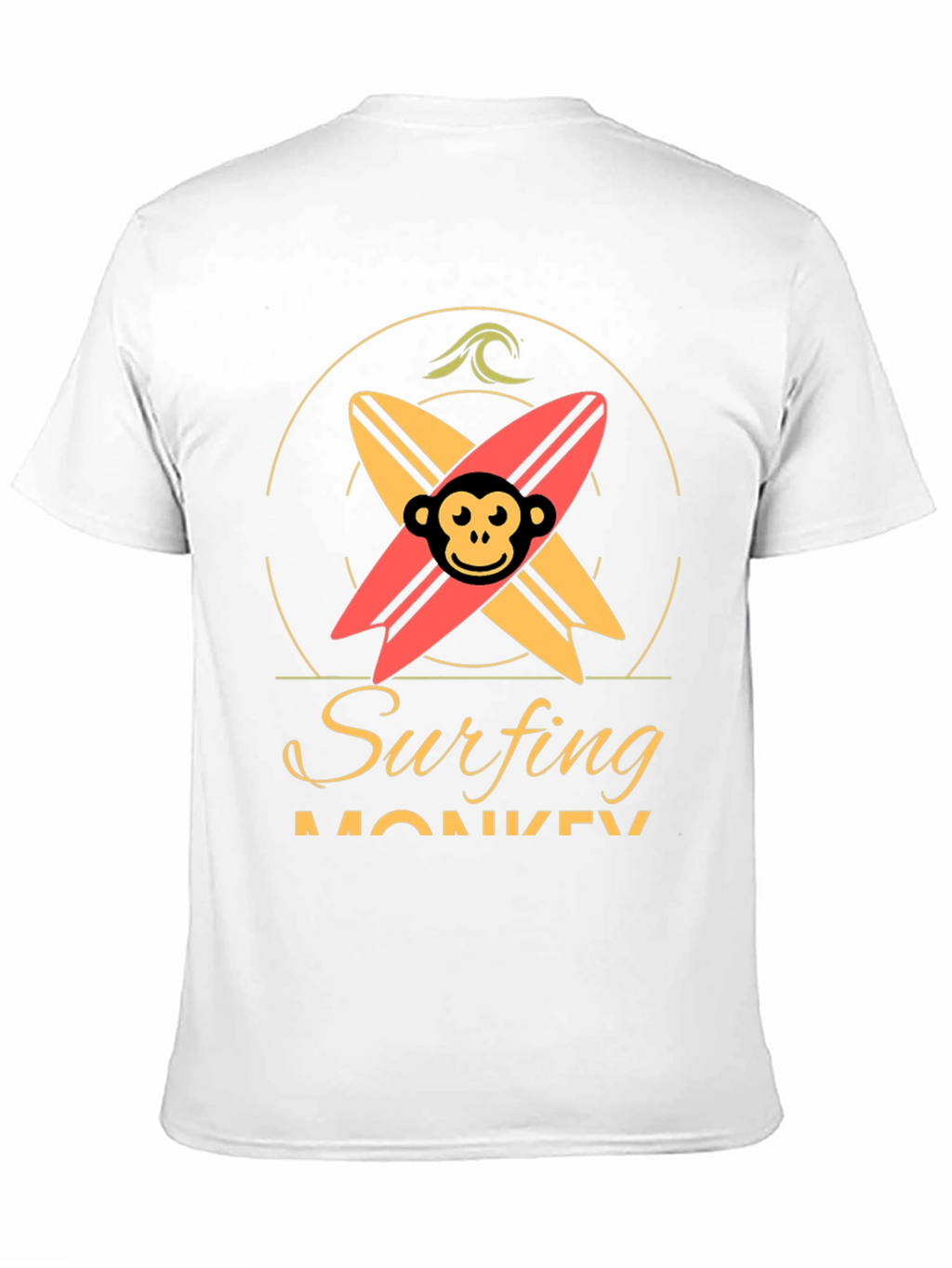 Surfing Monkey Graphic Tee