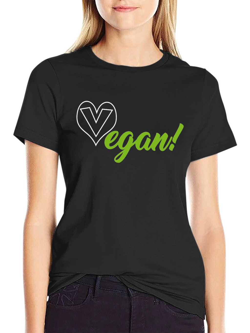 Vegan Heart Graphic T-Shirt