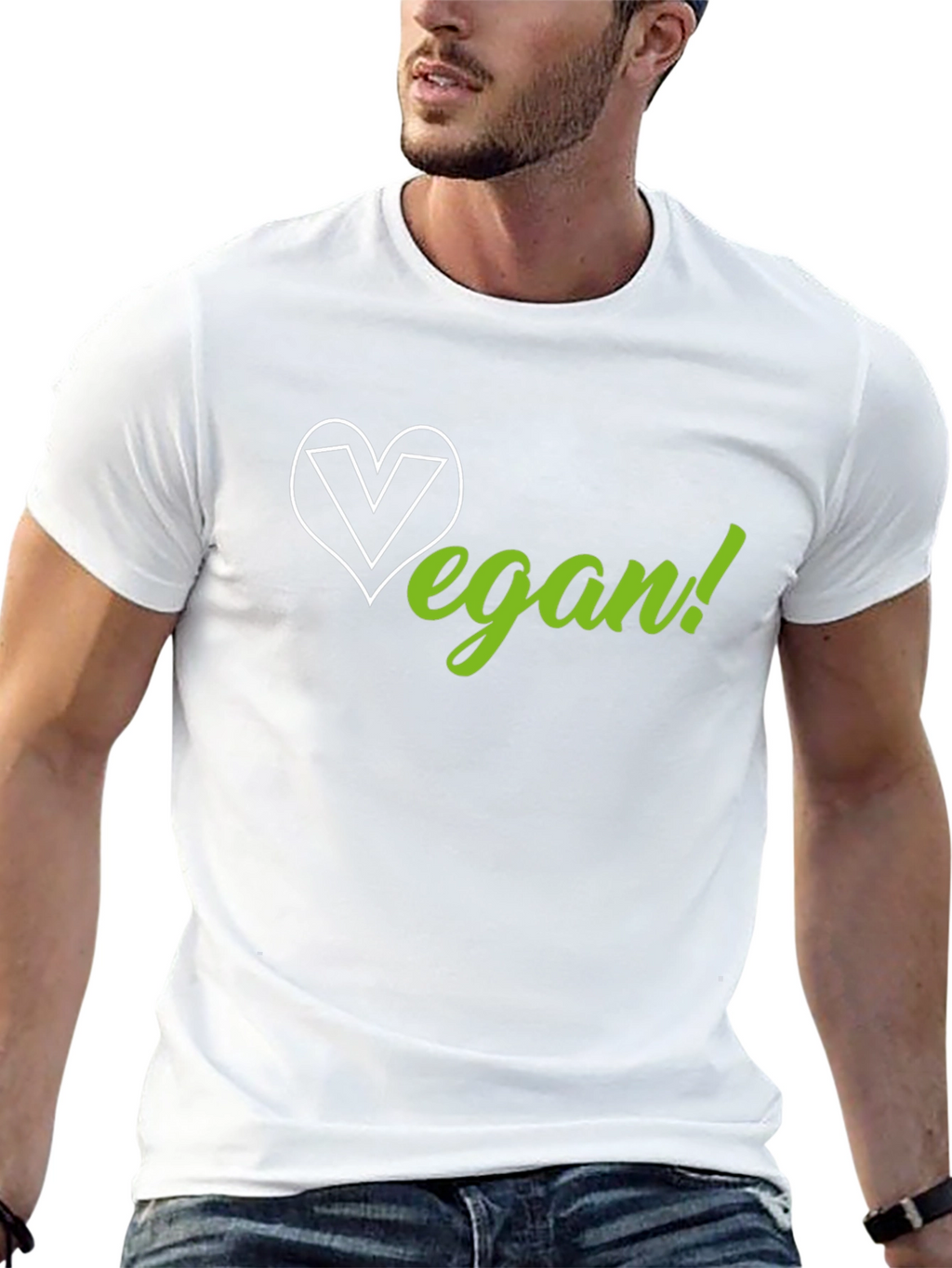 Vegan Heart Graphic T-Shirt